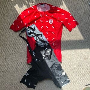 Ten speed hero women’s cycling kit (sprinkles) - bibs and jersey